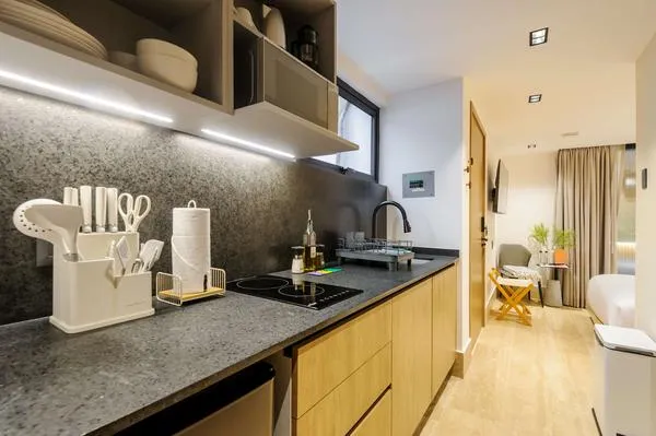w* Modern Loft w/Balcony in Parque Mexico