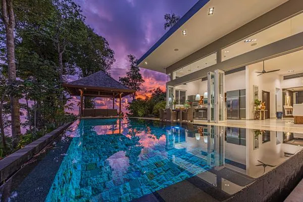 Luxury 3BR Rainforest Villa w/ Oceanview Pool